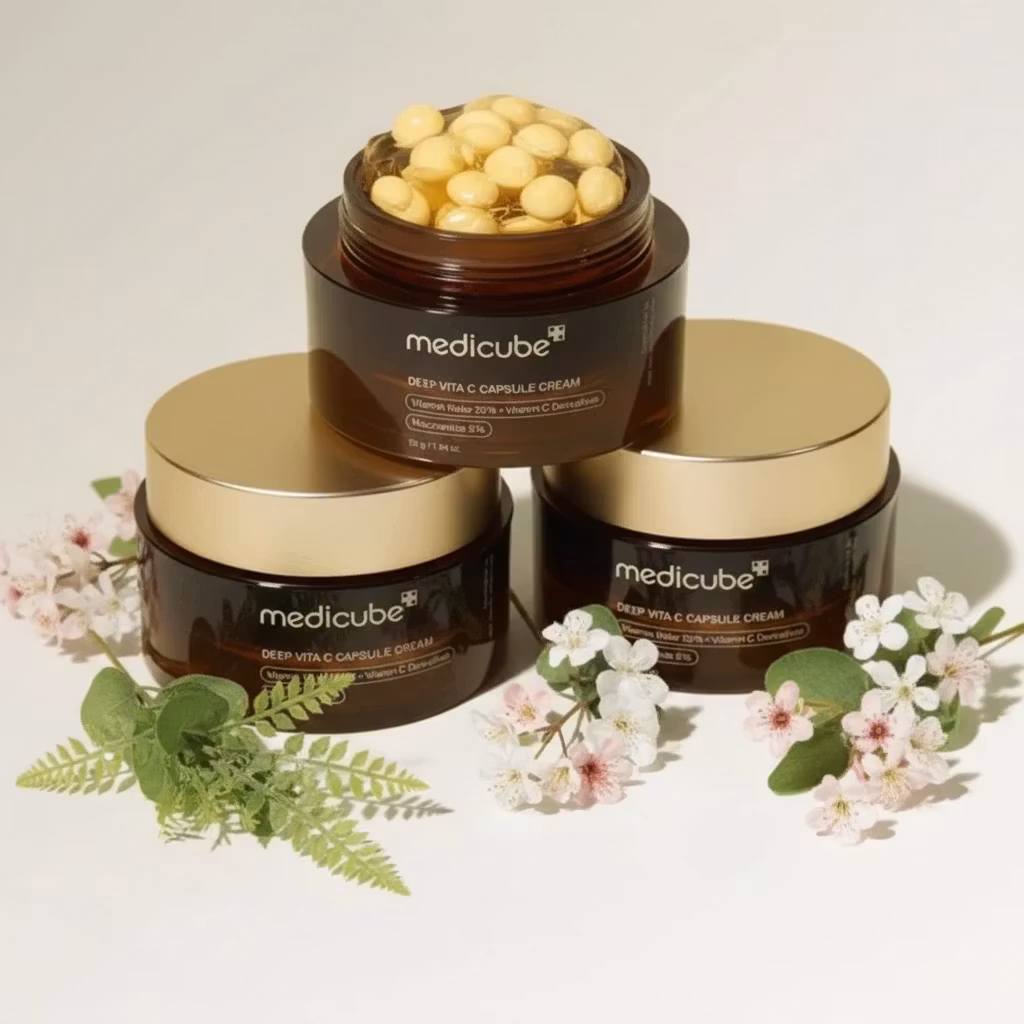 ترکیبات کلیدی کرم کپسولی ویتامین سی مدی کیوب